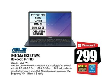 Vobis Notebook offerta