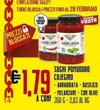 Sughi pomodoro ciliegino
