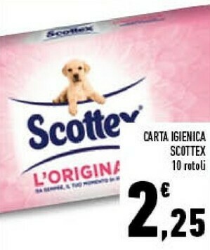 Conad Scottex carta igienica offerta