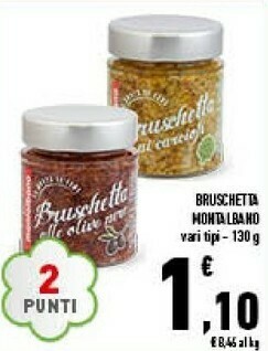 Conad Montalbano bruschetta offerta
