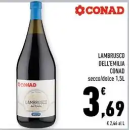 Conad Margherita Lambrusco dell'Emilia Conad offerta