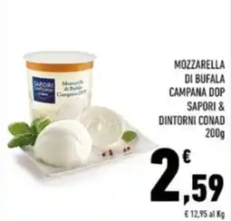 Conad Margherita Mozzarella di Bufala Campana DOP Sapori & Dintorni Conad offerta