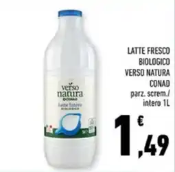 Conad Margherita Latte intero biologico verso natura offerta