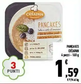 Conad Pancakes offerta