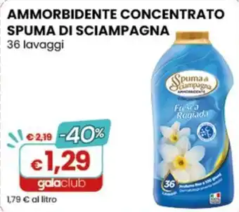 Spuma di Sciampagna ammorbidente
