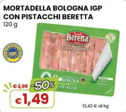 Gala Supermercati Mortadella Bologna IGP con pistacchi Beretta offerta