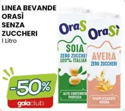 Gala Supermercati OraSi bevande senza zuccheri offerta