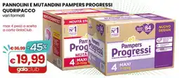 Gala Supermercati Pannolini e mutandini Pampers Progressi offerta