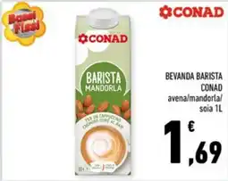 Conad Margherita Bevanda barista conad avena/mandorla/soia offerta