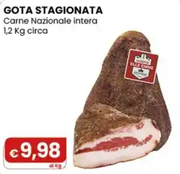 Gala Supermercati Gota stagionata Carne Nazionale intera offerta