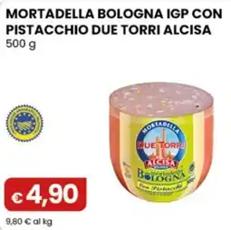 Gala Supermercati Mortadella Bologna IGP con Pistacchio Due Torri Alcisa offerta