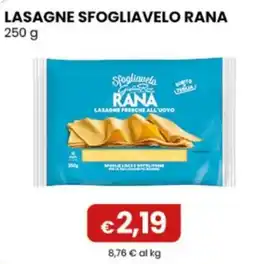 Gala Supermercati Lasagne sfogliavelo rana offerta