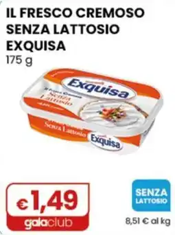 Gala Supermercati Il fresco cremoso senza lattosio Exquisa offerta