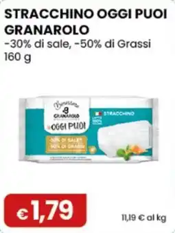 Gala Supermercati Stracchino oggi puoi Granarolo offerta