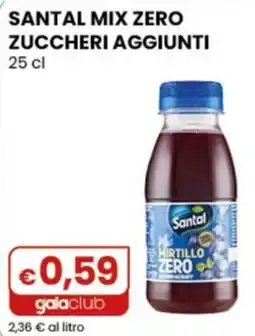 Gala Supermercati Santal mix zero offerta