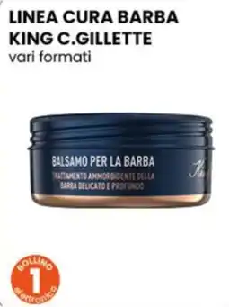 Gala Supermercati Balsamo per la barba King C.Gillette offerta
