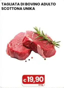 Gala Supermercati Tagliata di bovino adulto scottona unika offerta