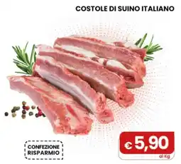 Gala Supermercati Costole di suino italiano offerta