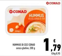 Conad Superstore Hummus di ceci Conad senza glutine offerta