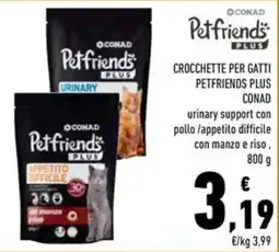 Conad Superstore Petfriends Plus crocchette per gatti offerta