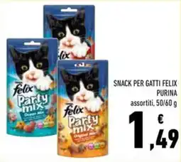 Conad Superstore Snack per gatti Felix offerta