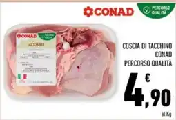 Conad Margherita Coscia di tacchino Conad offerta
