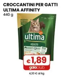 Gala Supermercati Crocchettini per gatti Ultima Adulto offerta