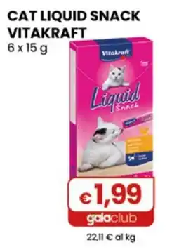 Gala Supermercati Cat Liquid Snack Vitakraft offerta