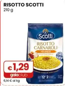 Gala Supermercati Risotto Scotti Carnaroli Milanese offerta