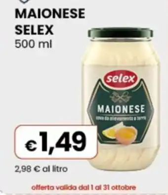 Gala Supermercati Maionese Selex offerta