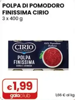 Gala Supermercati Polpa di pomodoro finissima Cirio offerta