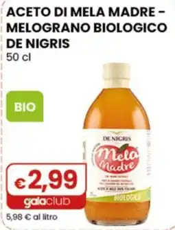 Gala Supermercati Aceto di mela madre de nigris offerta