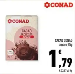 Conad Margherita Cacao in polvere amaro offerta