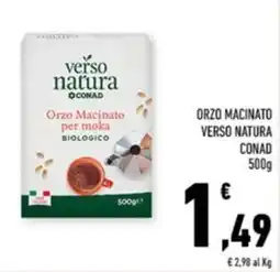 Conad Margherita Orzo Macinato per moka Verso Natura offerta