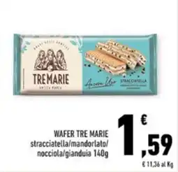 Conad Margherita WAFER TRE MARIE stracciatella/mandorlato/nocciola/gianduia offerta