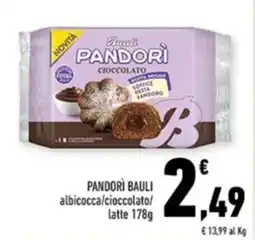 Conad Margherita Pandori bauli albicocca/cioccolato/latte offerta
