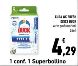 Conad Margherita Cura wc fresh discs duck offerta