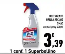 Conad Margherita Detergente brillacciaio smac offerta