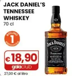 Gala Supermercati Jack Daniel's Tennessee Whiskey offerta