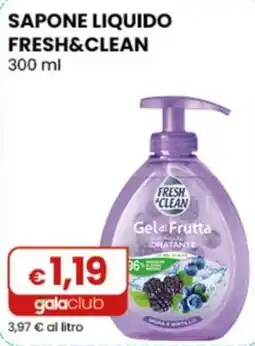 Gala Supermercati Gel di Frutta Fresh & Clean offerta