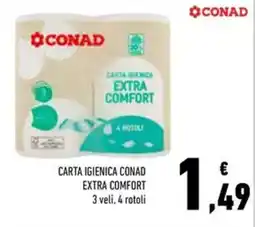 Conad Superstore Carta igienica Conad extra comfort offerta