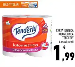 Conad Superstore Carta igienica kilometrica Tenderly offerta