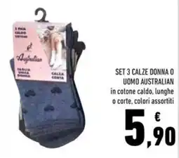 Conad Superstore Calze donna o uomo Australian offerta