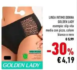 Conad Superstore Slip vita media con pizzo Golden Lady offerta