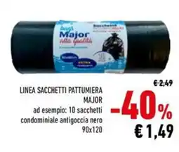 Conad Superstore Sacchetti pattumiera Major offerta