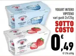 Conad Margherita Yogurt intero Vipiteno offerta