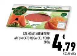 Conad Margherita Salmone Affumicato Rosa del Nord offerta
