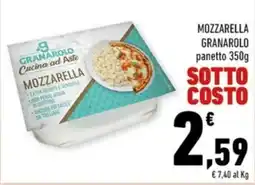 Conad Margherita Mozzarella Granarolo offerta