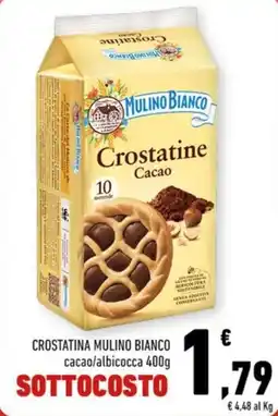 Conad Margherita Crostatina Mulino Bianco cacao/albicocca offerta