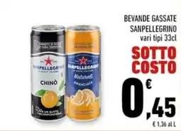 Conad Margherita Sanpellegrino bevande gassate offerta